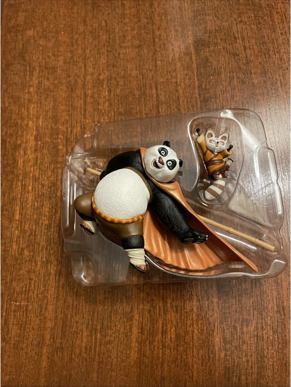 2008 Hallmark Keepsake Christmas Ornament Set Po and Shifu Kung Fu Panda QXI4261